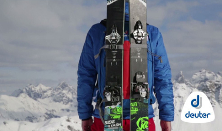 کوله اسکی با قابلیت قرار دادن چوب اسکی
