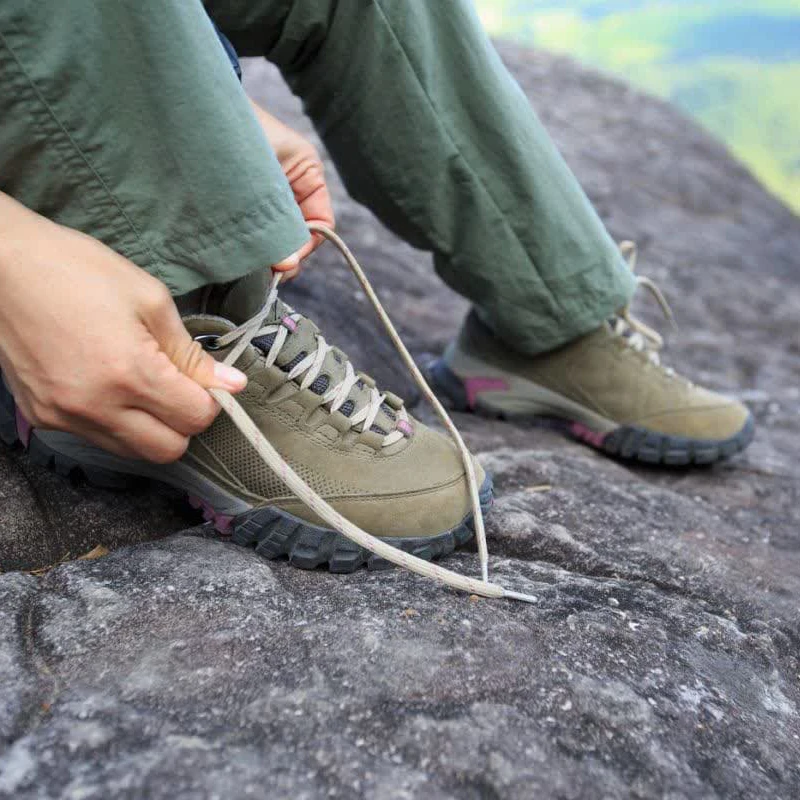 روش‌های اصولی برای بستن بند کفش کوهنوردی